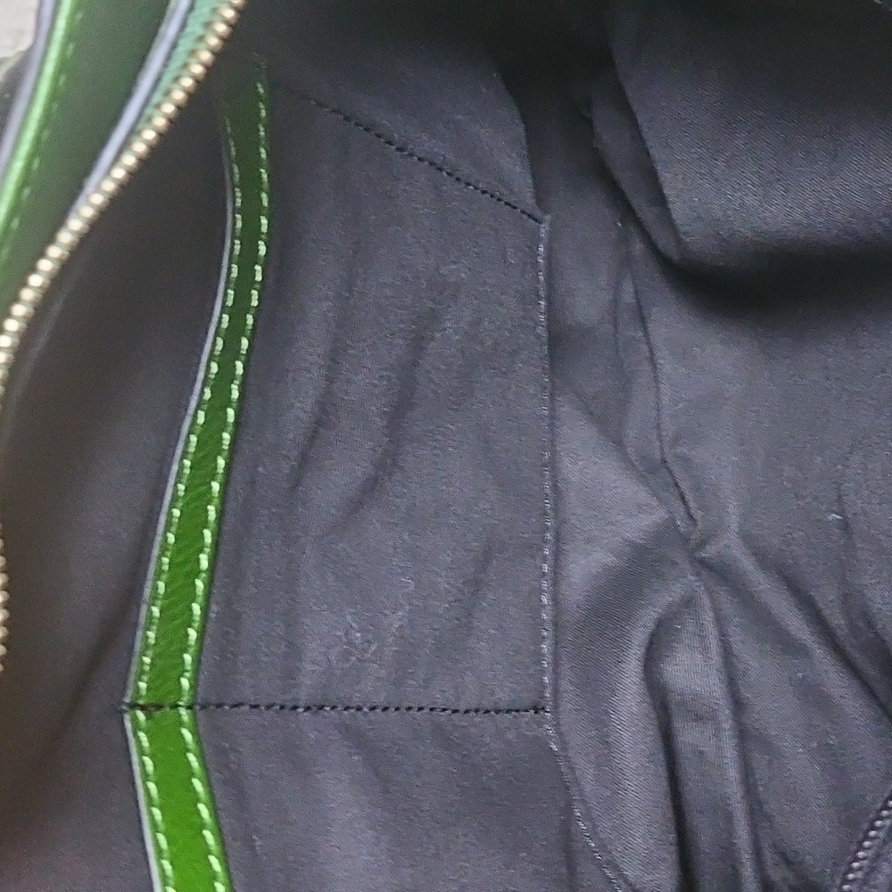 Pijushi Crocodile Pattern Green Satchel Bag - Picture 5 of 9